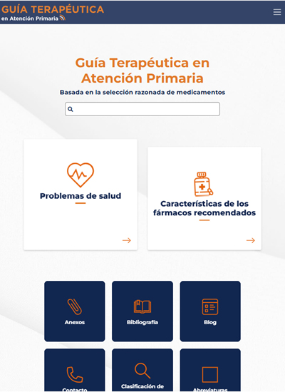Suscripción online Guía Terapéutica en Atención Primaria 